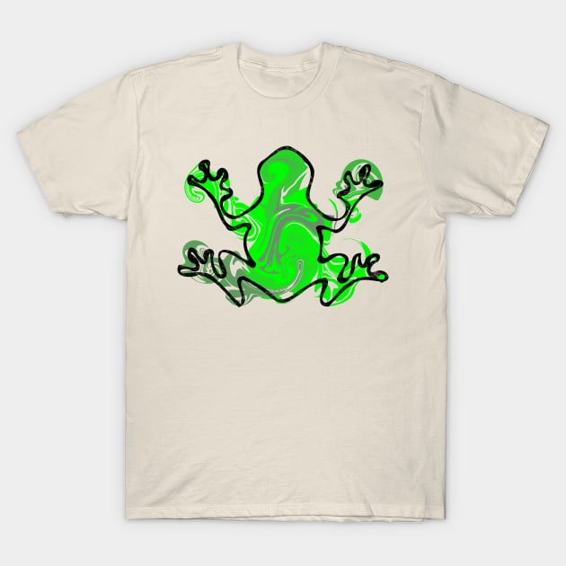 Green Frog T-Shirt by Shrenk